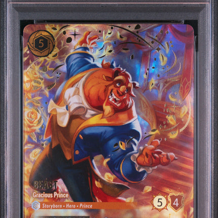 PSA 10 2025 DISNEY LORCANA EN 9-FABLED #224 BEAST ENCHANTED
