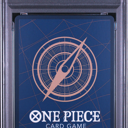 PSA 10 2025 ONE PIECE JAPANESE OP13-CARRYING ON HIS WILL #076 DIVINE DEPARTURE ALTERNATE ART