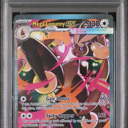 2025 POKEMON PFL EN-PHANTASMAL FLAMES #128 MEGA LOPUNNY ex SPECIAL ILLUSTRATION RARE