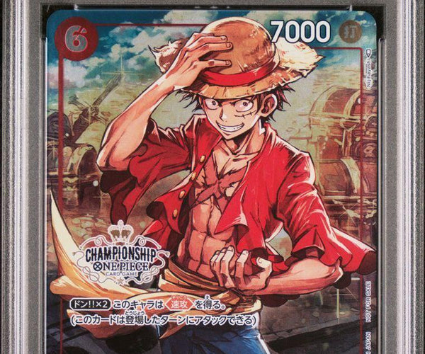 SHOP ONE PIECE PROMOS MONKEY D LUFFY CHAMPION SET #001 PSA10 – TCGHOBBY