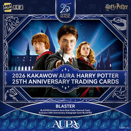 2026 AURA Harry Potter 25th Anniversary Blaster Kakawow Trading Cards