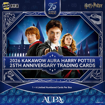 2026 AURA Harry Potter 25th Anniversary Kakawow Trading Cards