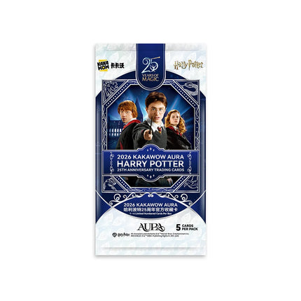 2026 AURA Harry Potter 25th Anniversary Kakawow Trading Cards Packs