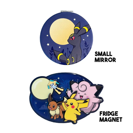 Simplified Chinese Pokemon 2026 Mid-Autumn Moon Festival Gift Box mirror and fridge magnet