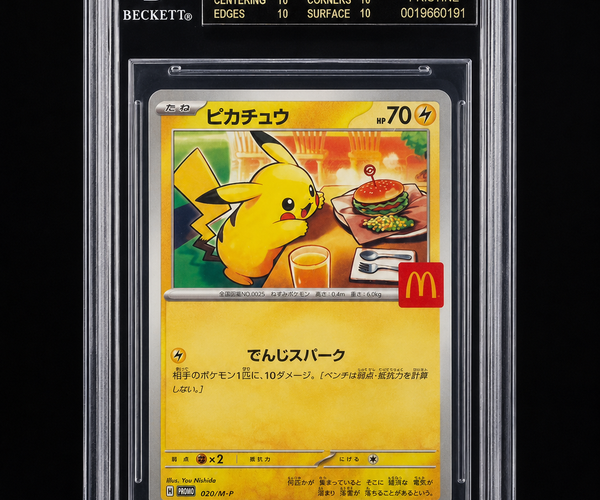Shop 2025 BGS BLACK 10 PRISTINE Pikachu P/(McDonald's Japan