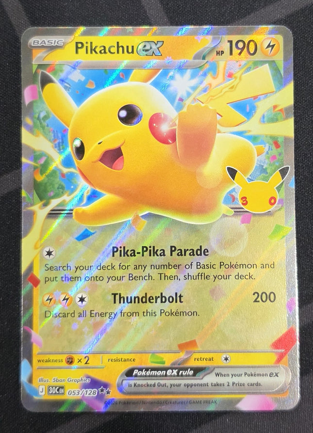 [English] 30C EN  Pikachu ex 053/128 DR