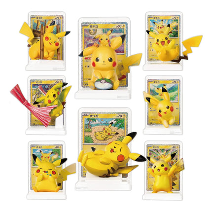 Simplified Chinese Pokemon 30th Celebration Dream Painting Pikachu Figure Set 