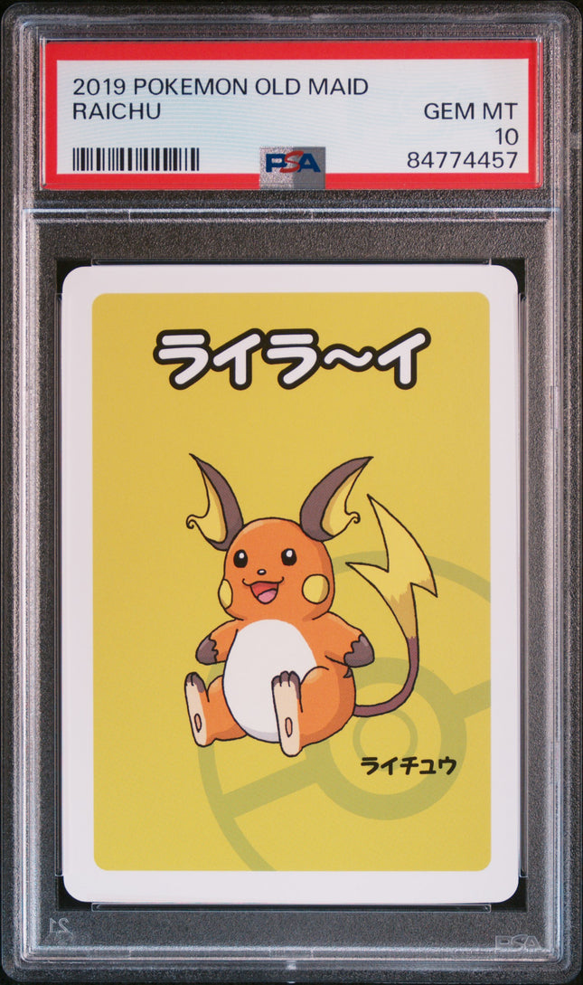 PSA 10 2019 POKEMON OLD MAID RAICHU