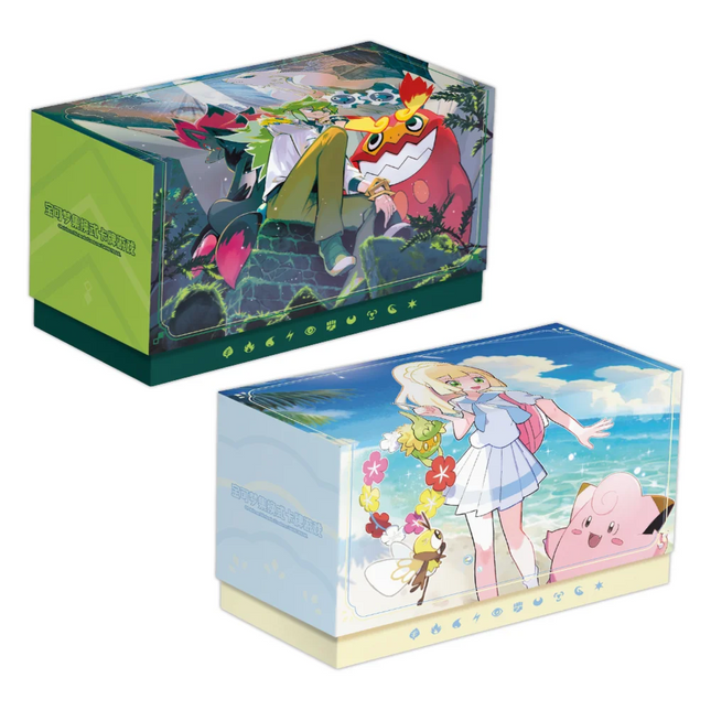 Simplified Chinese Pokemon Battle Set Gift Box Lillie & N Combo