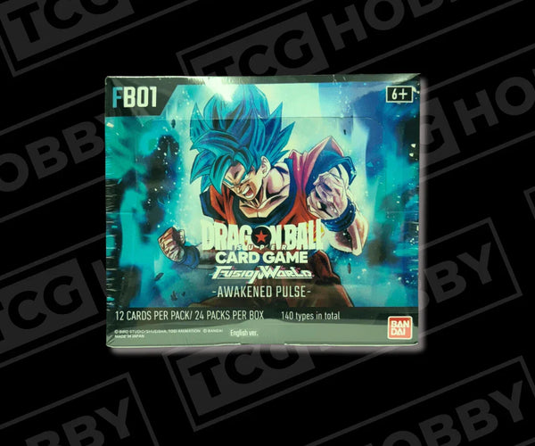Shop Dragon Ball FB01 Awakened Pulse English Box TCGHOBBY Shop Dragon Ball FB01 Awakened Pulse English Box TCGHOBBY