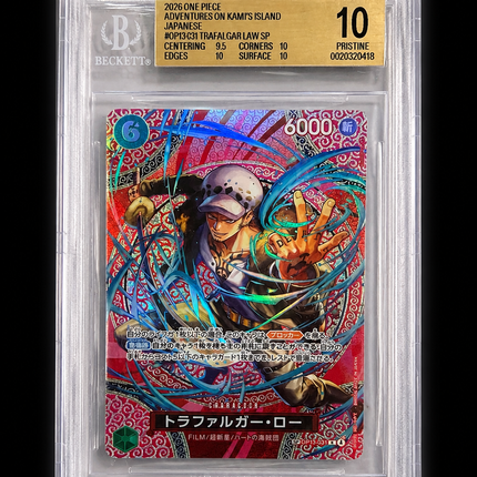 BGS 10 2026 One Piece Card Game Adventures on KAMI's Island Japanese Trafalgar Law SP