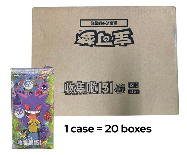 Pokemon 151 Gengar Vol 3 'Collect 151 Surprise' Slim Standard Box TCGHOBBY Pokemon 151 Gengar Vol 3 'Collect 151 Surprise' Slim Standard Box TCGHOBBY