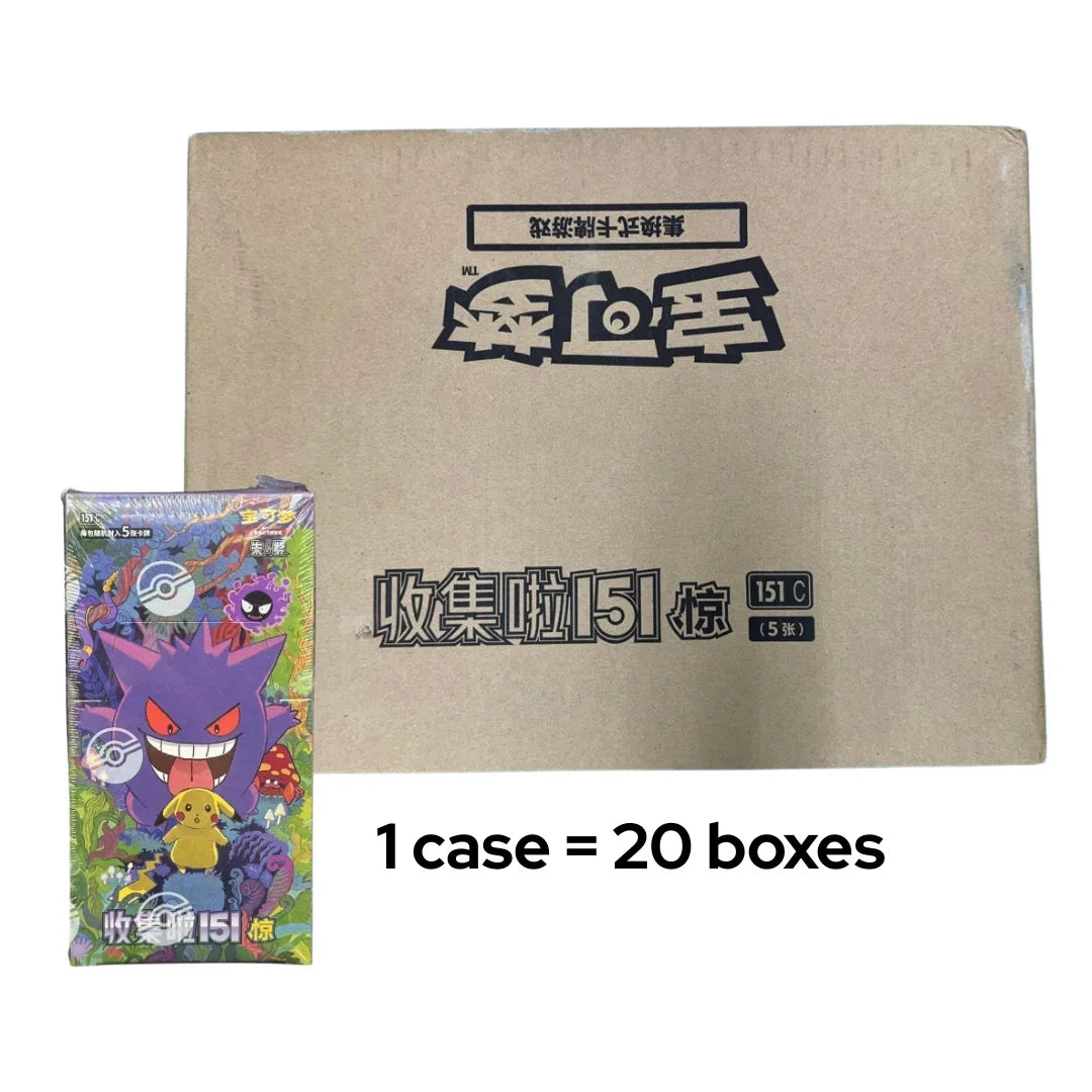 Pokemon 151 Gengar Vol 3 'Collect 151 Surprise' Slim Standard Box TCGHOBBY Pokemon 151 Gengar Vol 3 'Collect 151 Surprise' Slim Standard Box TCGHOBBY