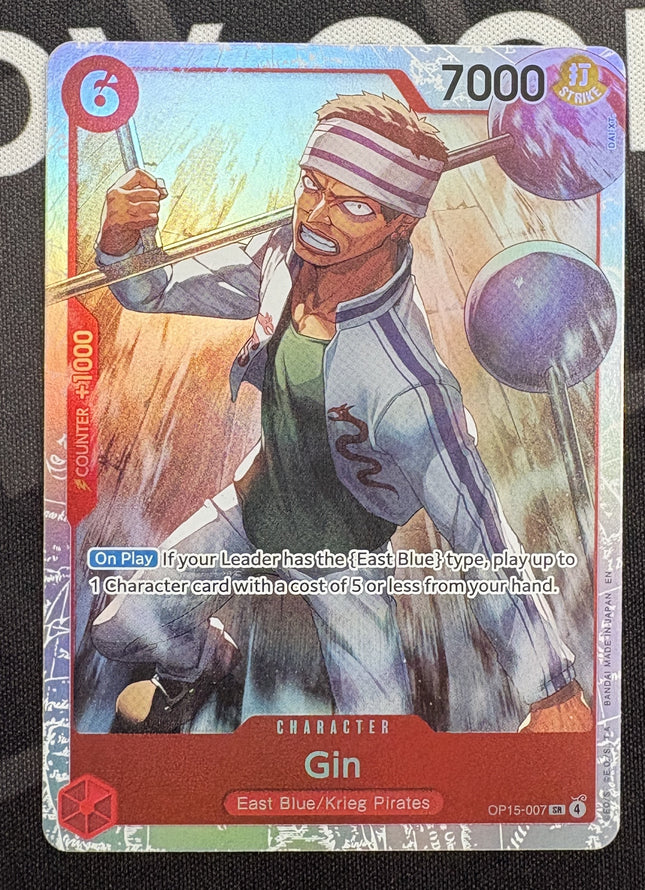 [English] One Piece Card Game  Gin OP15-007 SR
