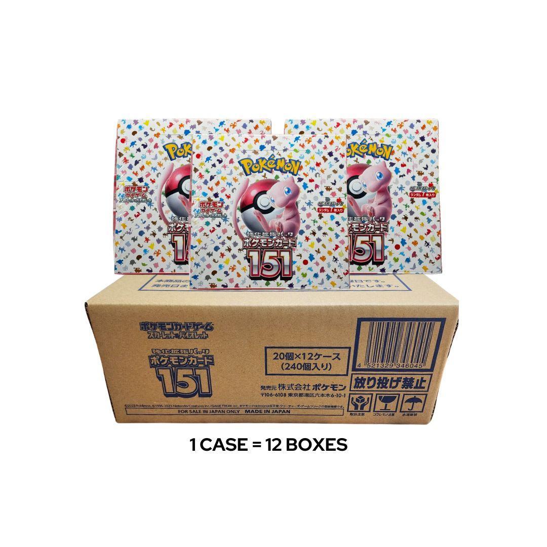Shop Japanese Pokemon 151 SV2a - Reprint - 1 Sealed Case TCGHOBBY Shop Japanese Pokemon 151 SV2a - Reprint - 1 Sealed Case TCGHOBBY