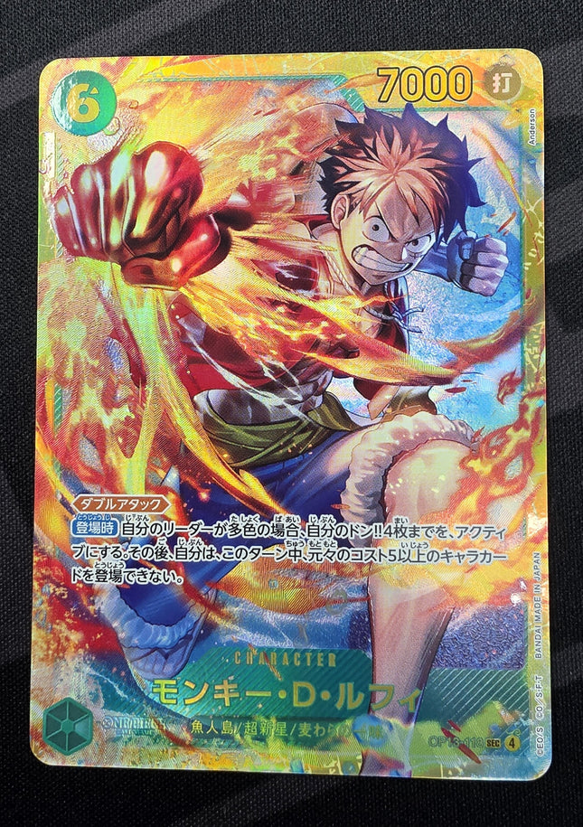 [Japanese] One Piece Card Game Luffy / モンキー・Ｄ・ルフィ OP13-118 SEC