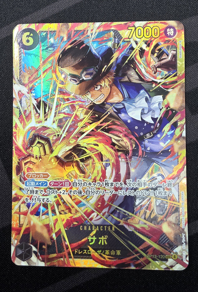 [Japanese] One Piece Card Game Sabo / サボ OP13-120 SEC