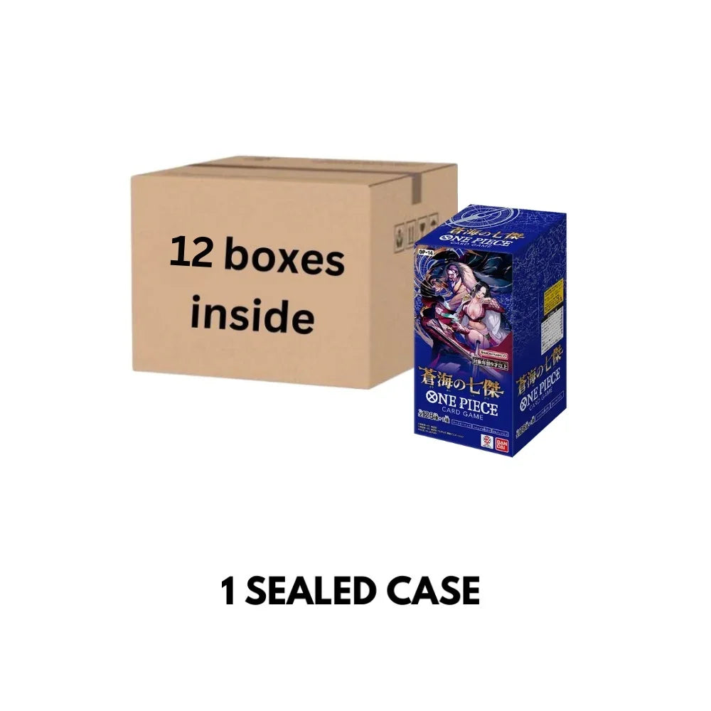 Shop Japanese One Piece Card Game OP-14 The Azure Sea's Seven Sealed Case TCGHOBBY Shop Japanese One Piece Card Game OP-14 The Azure Sea's Seven Sealed Case TCGHOBBY