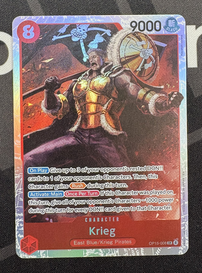 [English] One Piece Card Game  Krieg OP15-008 SR