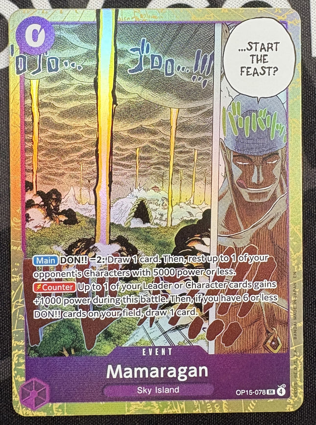 [English] One Piece Card Game  Mamaragan OP15-078 SR