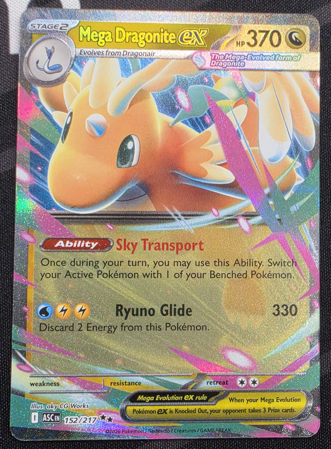 [English] ASCEN  Mega Dragonite ex 152/217 RR