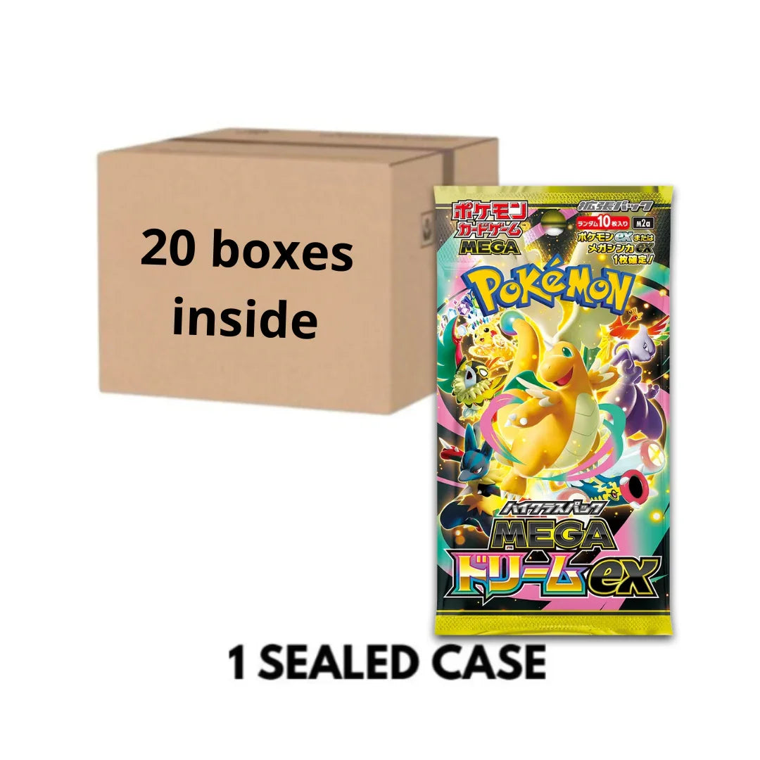 Shop Japanese Pokemon Mega Dream m2a Sealed Case TCGHOBBY Shop Japanese Pokemon Mega Dream m2a Sealed Case TCGHOBBY