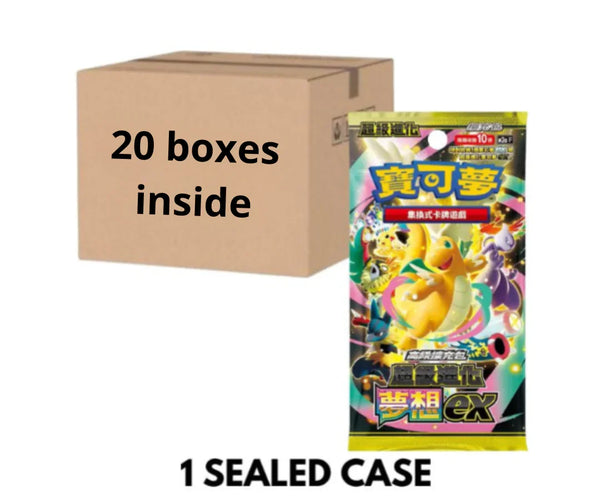 pokemon booster box sealed case Shop Traditional Chinese Pokemon Mega Dream m2aF Sealed Case – TCGHOBBY