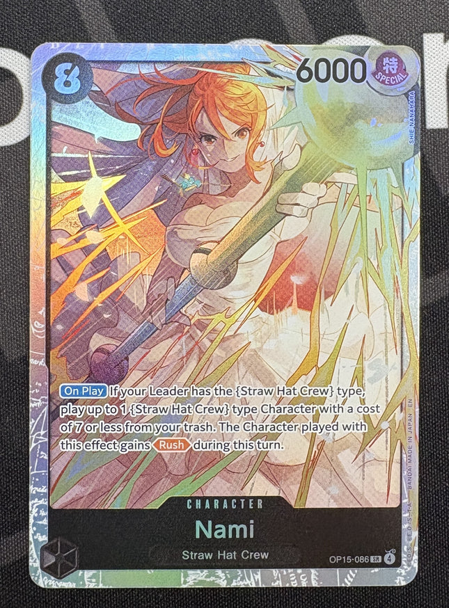[English] One Piece Card Game  Nami OP15-086 SR