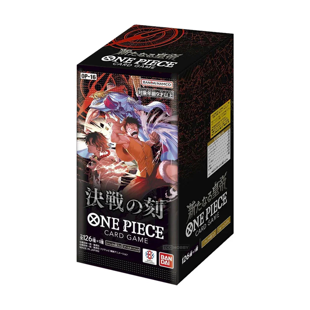 Shop Japanese One Piece Card Game OP-16 The Moment of Decisive Battle Booster Box TCGHOBBY Shop Japanese One Piece Card Game OP-16 The Moment of Decisive Battle Booster Box TCGHOBBY
