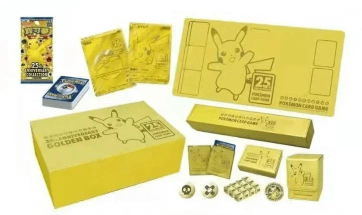 chinese pokemon 25th anniversary card list Traditional Chinese Pokemon TCG Sword & Shield 25th Anniversary Golden – TCGHOBBY
