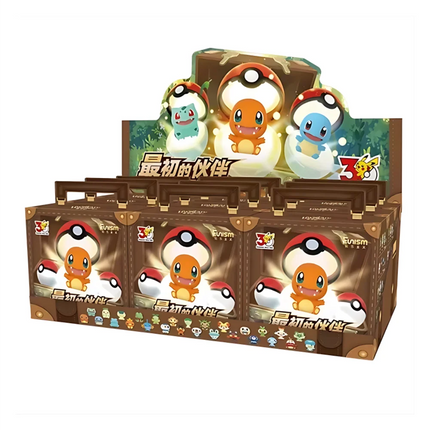 Simplified Chinese Funism Pokemon Palmsize Wonders First Partner 30th Anniversary Medium Box