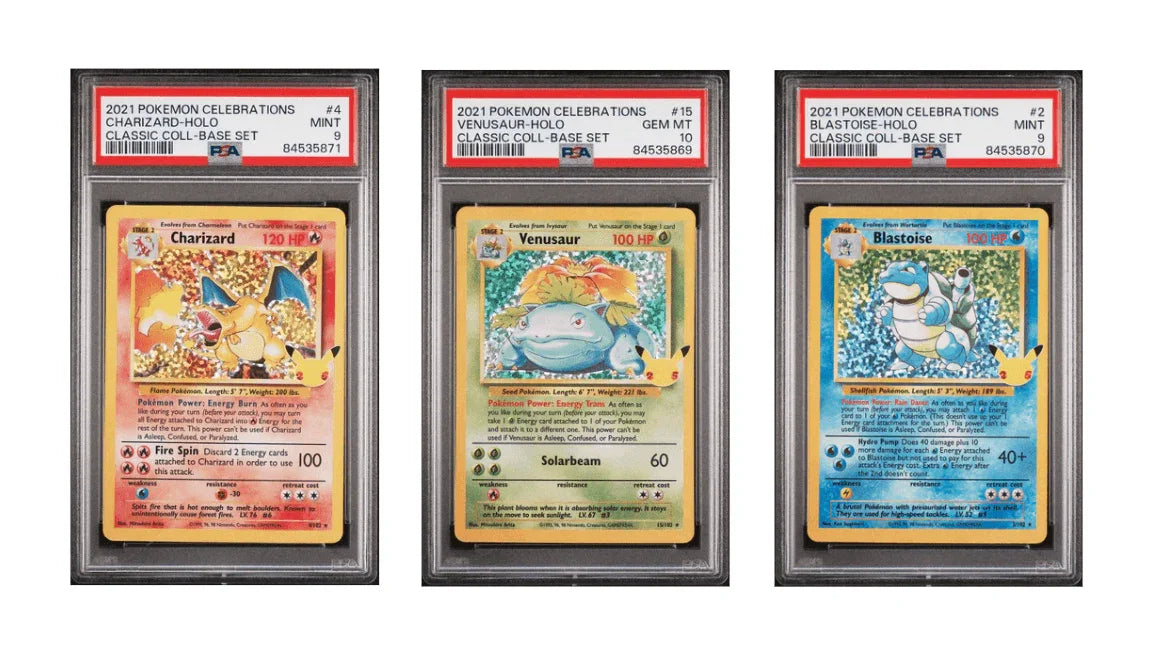 pokemon charizard blastoise venusaur cards Charizard, and Venusaur, "Big Three" 1st Edition 3D Printable Cards STL File for 3D printingCults Designed for ease of use 25th Anniversary Celebrations Promo Charizard