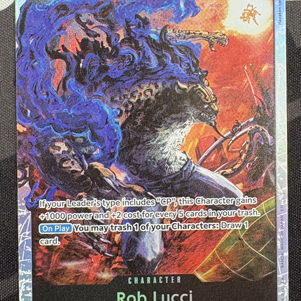 [English] One Piece Card Game  Rob Lucci  EB04-048 SR