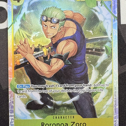 [English] One Piece Card Game Roronoa Zoro  OP15-113 SR