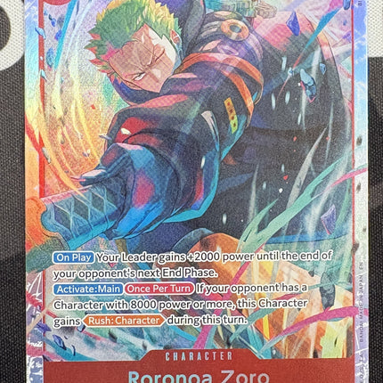[English] One Piece Card Game Roronoa Zoro  EB04-007 SR
