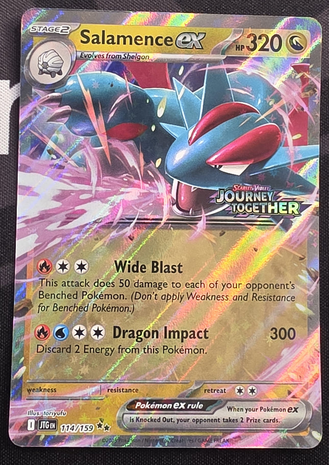 [English]  JTGEN Salamence ex 114/159 Stamped Promo