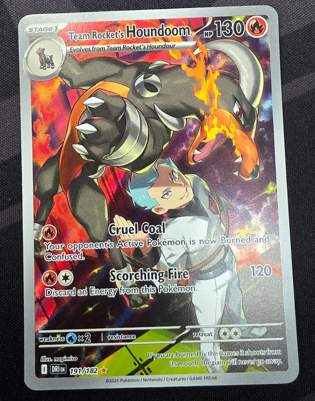 [English] DRI EN Team Rocket's Houndoom 191/ 182 IR
