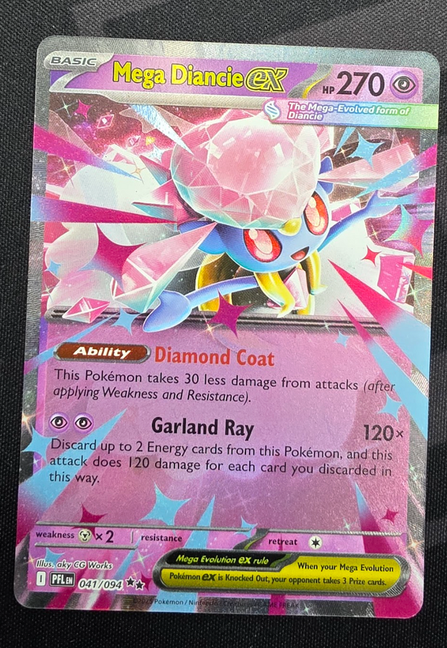 [English] PEL EN Mega Diancie ex 041/094 RR