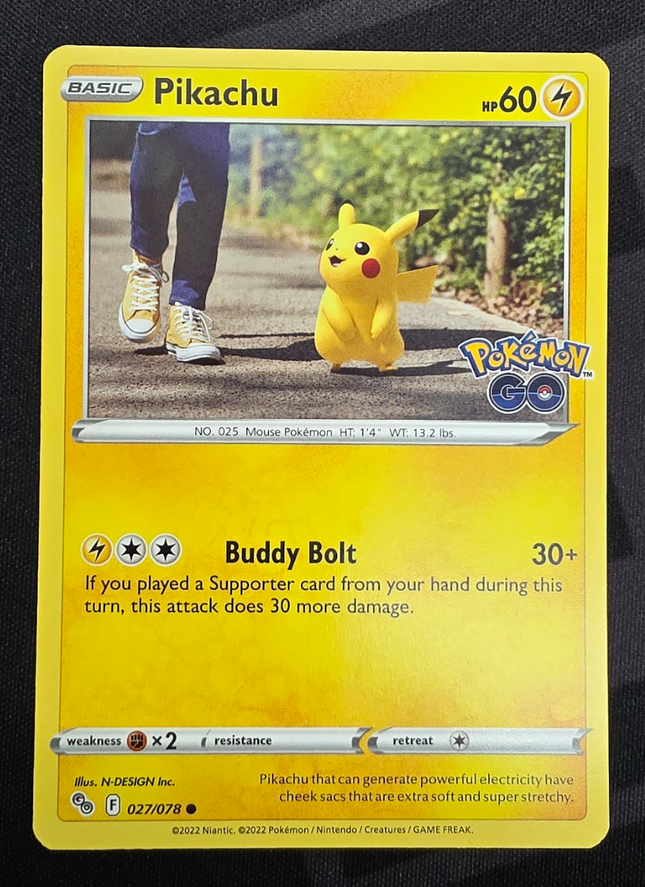 [English] PGO Pikachu 027/078 C