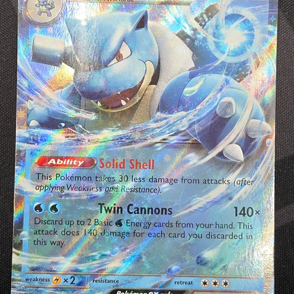 [English] MEW EN Blastoise ex 009/165 RR