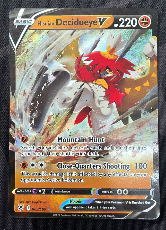 [English] SWSH10 Hisuian Decidueye V 083/189 UR