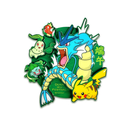 Simplified Chinese Pokemon 2026 Dragon Boat Refrigerator Magnet