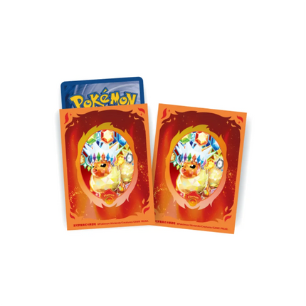 Simplified Chinese Pokemon Crystal Gathering Flareon Collection Sleeves