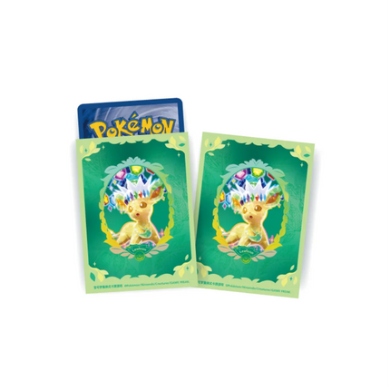 Simplified Chinese Pokemon Crystal Gathering Leafeon Collection Sleeves