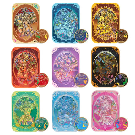 Simplified Chinese Pokemon Crystal Gathering csv9.5c Metal Tin Box collection secret rare