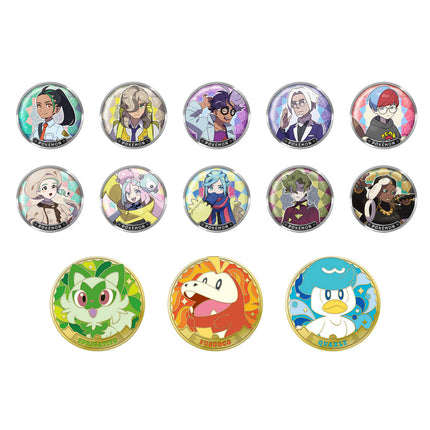 Simplified Chinese Pokemon Paldea Metal Magnet Set Rare