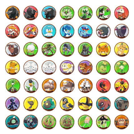 Simplified Chinese Pokemon Paldea Metal Magnet Set Common Magnet