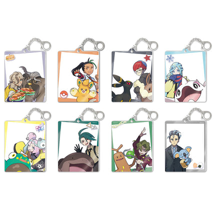 Simplified Chinese Pokemon Paldea Trainers Photo Card Keychain normal