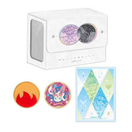 Simplified Chinese Pokemon Crystal Gathering Advanced Gift Box Accessories, Coin, sleeves