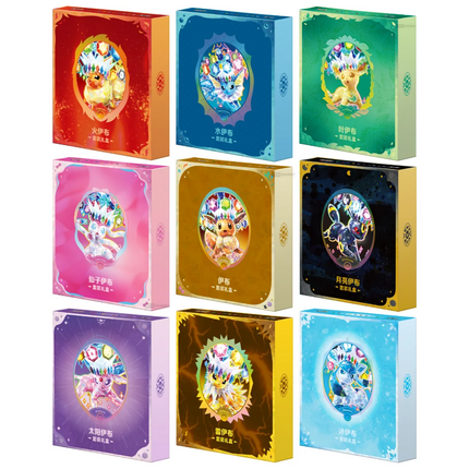 Simplified Chinese Pokemon Crystal Gathering Collection Binder Box